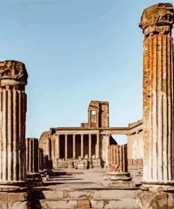 Italy Pompeii Ruins Diamond Painting
