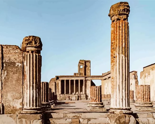 italy pompeii ruins Diamond Paints Italy Pompeii Ruins Diamond Painting