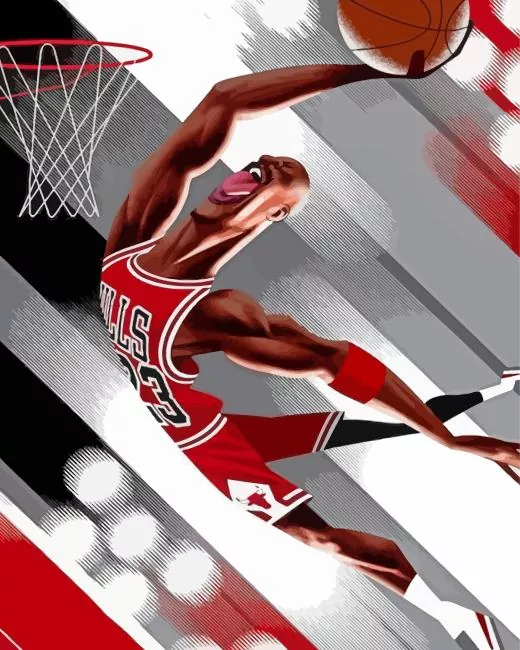 jordan caricature Diamond Paintings Jordan Caricature Diamond Painting