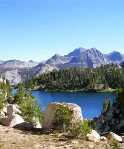 Lone Lake Diamond Painting