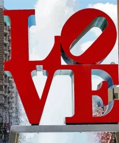 Love Statue Philadelphia Diamond Painting