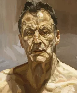 Lucian Freud Reflection Diamond Painting
