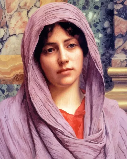 lycinna by john william godward Diamond Paints Lycinna By John William Godward Diamond Painting