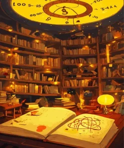 Magic Library Diamond Painting
