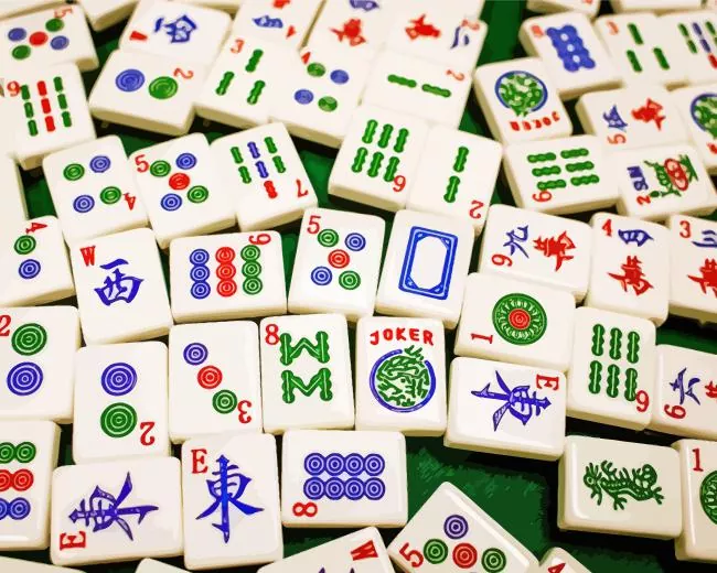 mahjong game Diamond Paintings Mahjong Game Diamond Painting