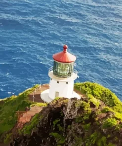Makapuu Point Lighthouse Trail Diamond Painting