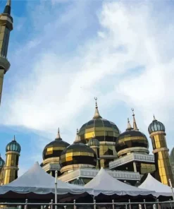 Malaysia Crystal Mosque Diamond Painting