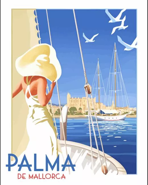 mallorca poster Diamond Paintings Mallorca Poster Diamond Painting