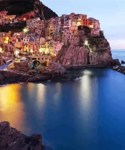 Manarola By Night Diamond Painting