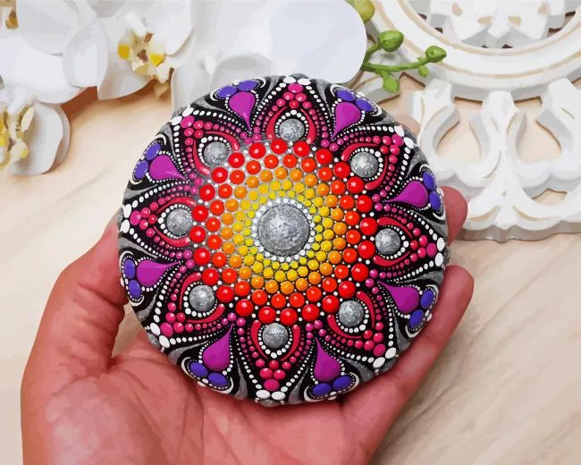 mandala stone Diamond Paintings Mandala Stone Diamond Painting
