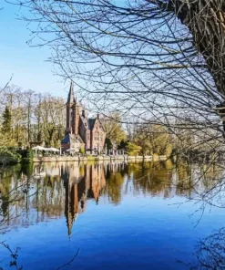 Minnewater Park Belgium Diamond Painting