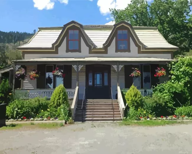 miyazaki house Diamond Paintings Miyazaki House Diamond Painting