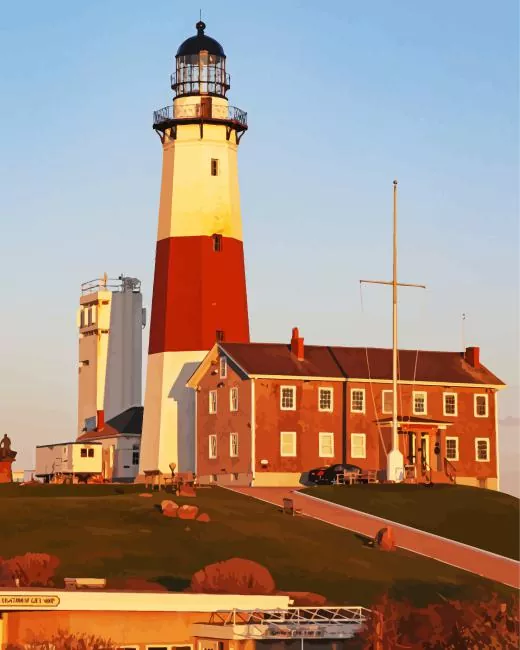 montauk lighthouse museum Diamond Dotz Montauk Lighthouse Museum Diamond Painting