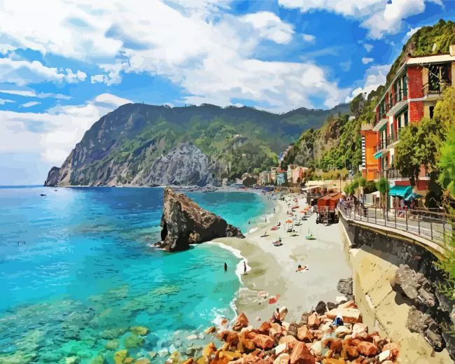 monterosso al mare Diamond Dotz Monterosso Al Mare Diamond Painting