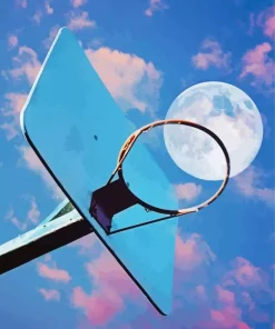 Moon Basketball Diamond Painting