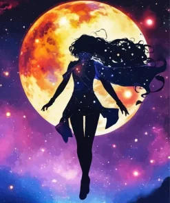 Moon Woman Diamond Painting