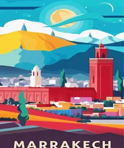 Moroccan Illustration Diamond Painting