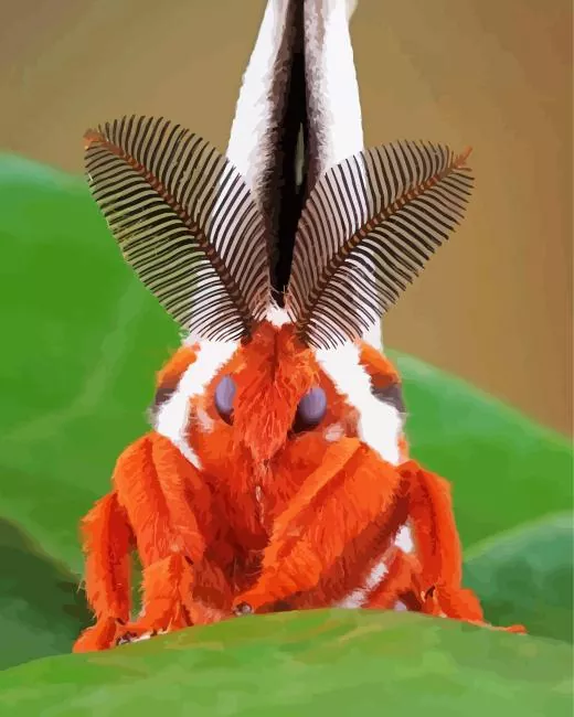 moth face insect Diamond Paintings Moth Face Insect Diamond Painting