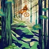 Mountain Biker Diamond Painting