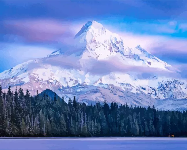 mt hood oregon Diamond Paintings MT Hood Oregon Diamond Painting