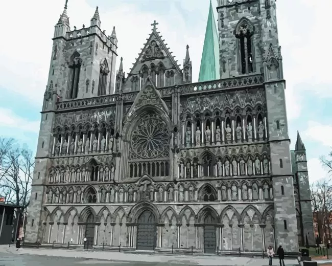 nidaros cathedral Diamond Paintings Nidaros Cathedral Diamond Painting