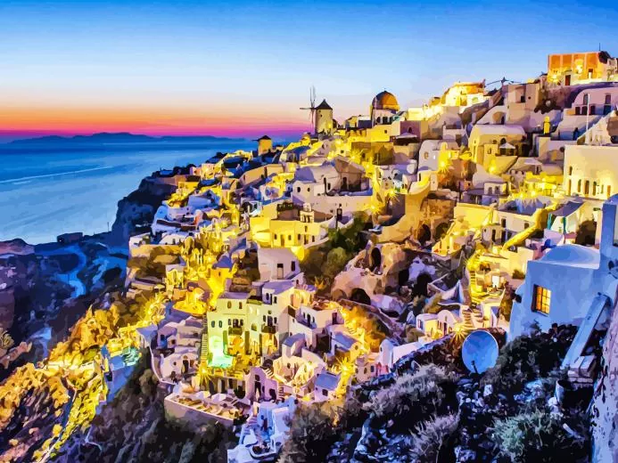 night in greece Diamond Paintings Night In Greece Diamond Painting