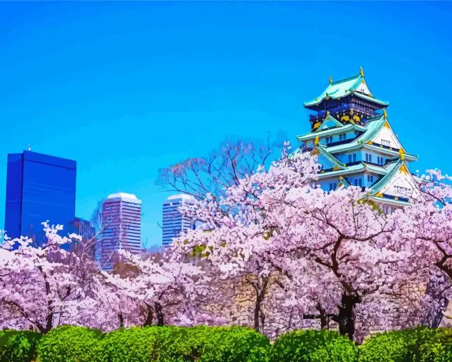 nishinomaru garden Diamond Paintings Nishinomaru Garden Diamond Painting