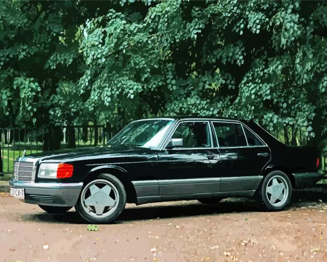 old black benz Diamond Paintings Old Black Benz Diamond Painting
