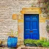 Old Blue Door Diamond Painting