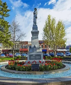 Old Town Square Diamond Painting