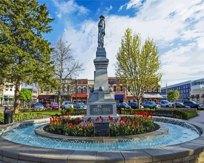 old town square Diamond Dotz Old Town Square Diamond Painting