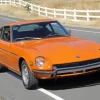 Orange Datsun Car Diamond Painting