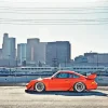Orange RWB Porsche Diamond Painting