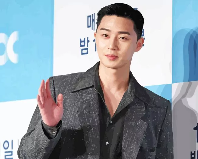 park seo joon Diamond With Numbers Park Seo Joon Diamond Painting