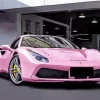 Pink Car Diamond Painting