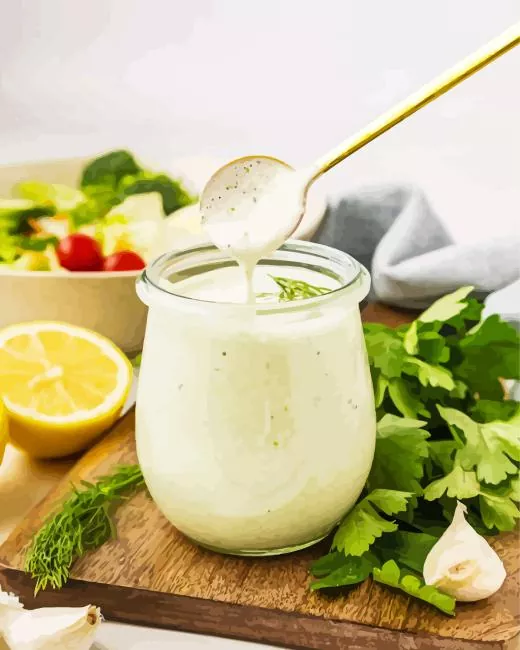 ranch dressing Diamond Dotz Ranch Dressing Diamond Painting