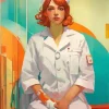 Red Cross Nurse Diamond Painting