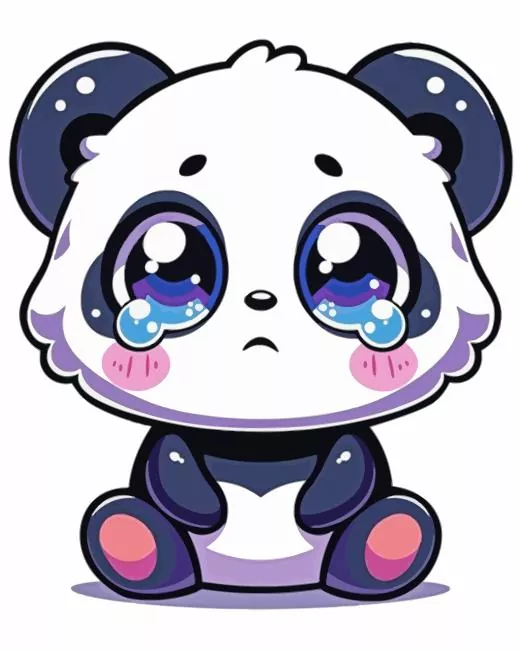 sad lonely panda Diamond Dotz Sad Lonely Panda Diamond Painting