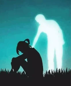 Sad Silhouette Diamond Painting