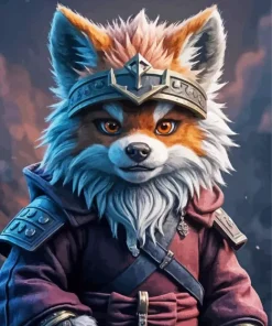 Samurai Animal Art Diamond Painting