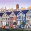 San Francisco Row Houses Diamond Painting