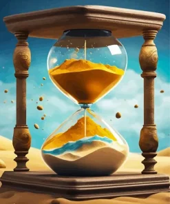 Sand Clock Art Diamond Painting