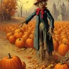 Scarecrow Autumn Art Diamond Painting