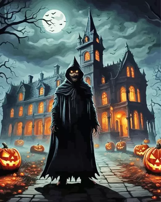scary halloween Diamond Paintings Scary Halloween Diamond Painting