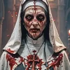 Scary Nun Art Diamond Painting