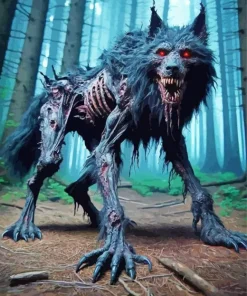 Scary Werewolf Diamond Painting