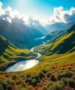 Scottish Valley Art Diamond Painting