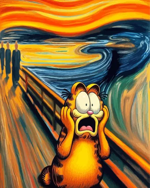 scream cat Diamond Paintings Scream Cat Diamond Painting