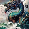 Sea Dragon China Diamond Painting