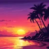 Sea Sunset Art Diamond Painting